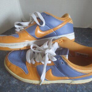 Vintage Retro Old School Women's Purple Orange Nike Low Cut Dunk Air Grail Skate